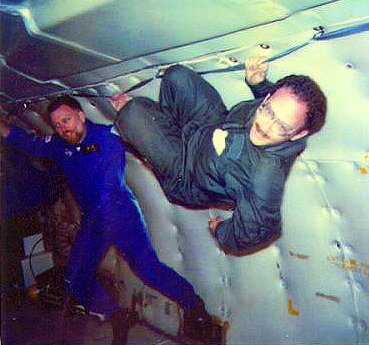 Gary Kitmacher with astronaut Paul Scully
